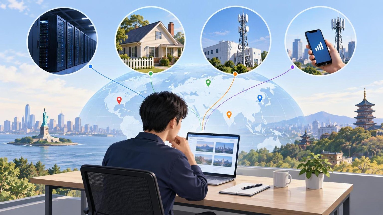 爬虫代理 IP 服务如何选型:数据中心、住宅、ISP 与移动代理对比