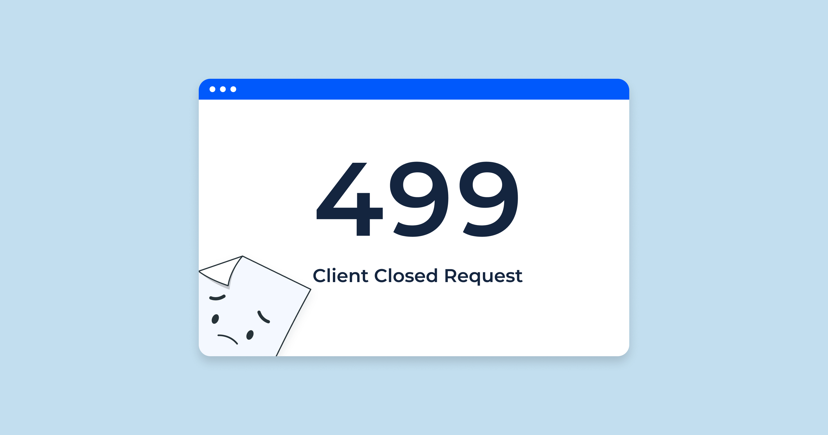 HTTP 499 Client Closed Request 