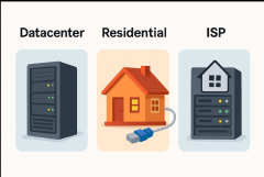 网络爬虫中如何选择代理类型：住宅、数据中心、ISP代理的全面比较